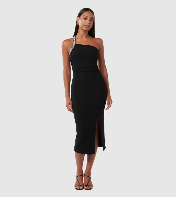 فورايفر نيو IRENE Embellished Party Midi Dress